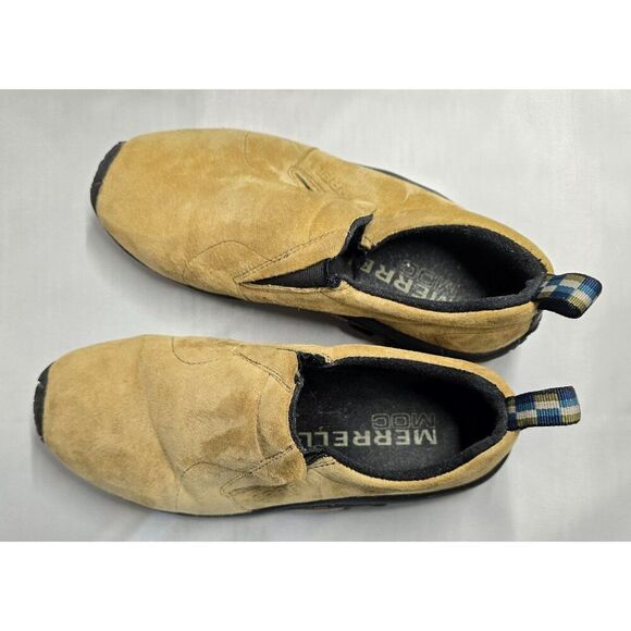 Merrell Womens  Suede Jungle Moc Slip-On Shoes Sz 7 hiking granola girl gorpcore - Picture 2 of 11